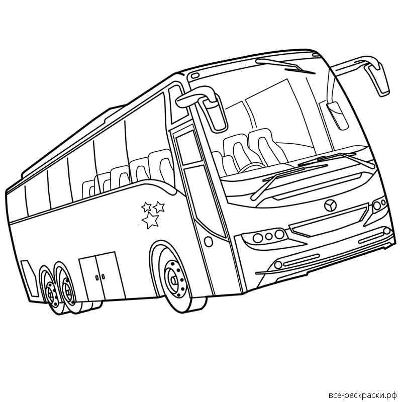 Разукрашки Автобусы В Сыктывкаре